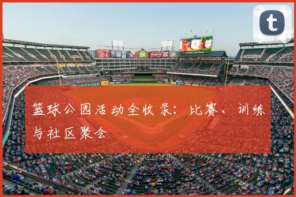 篮球公园活动全收录：比赛、训练与社区聚会